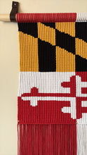 Load image into Gallery viewer, Macrame Maryland Flag
