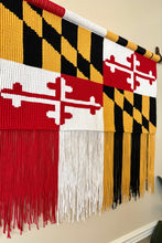 Load image into Gallery viewer, Macrame Maryland Flag