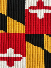 Load image into Gallery viewer, Macrame Maryland Flag