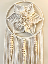 Load image into Gallery viewer, Macrame Flower Wall Decor