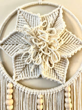 Load image into Gallery viewer, Macrame Flower Wall Decor