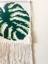 Load image into Gallery viewer, Monstera Leaf Macrame Tapestry Wall Decor