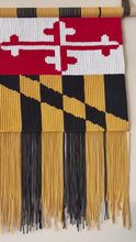 Load and play video in Gallery viewer, Macrame Maryland Flag