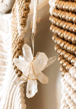 Load image into Gallery viewer, Gold Accent Macrame Angel Wings