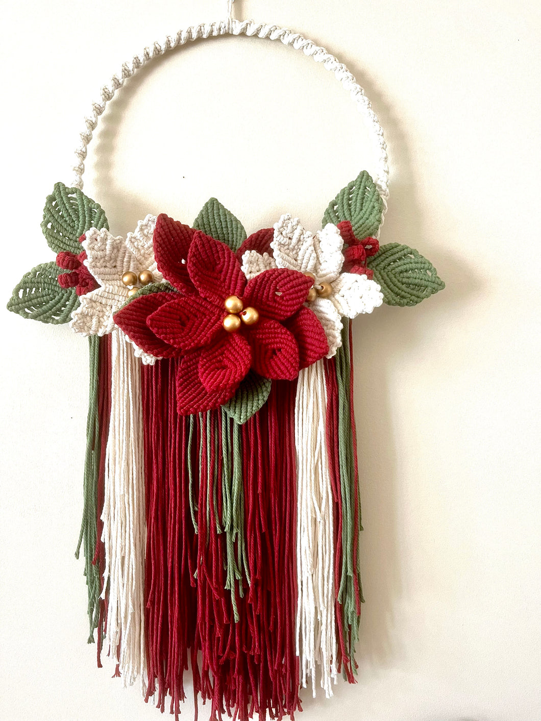 Floral Poinsetta Wall Decor