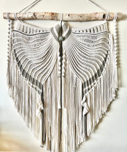 Load image into Gallery viewer, Moonstone Macrame Angel Wings
