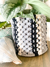 Load image into Gallery viewer, The Cutest Little Macrame Houseplant Basket
